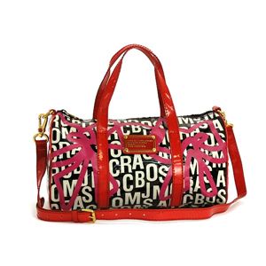 MARC BY MARC JACOBS�i�}�[�N�o�C�}�[�N�W�F�C�R�u�X�j �{�X�g���o�b�O BOW LOGO TRAVEL M393058 FAST BAG 7 �u���b�N/���b�h