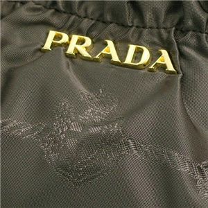 Prada（プラダ） ショルダーバッグ NYLON JACQUARD+NAPPA BT0705 グレー