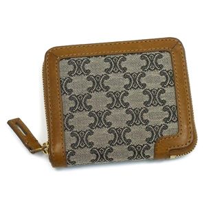 Celine�i�Z���[�k�j ��܂���z�i���K����t�j LOGO 10989 COMPACT ZIPPED MULTIFUNCTION 04LU �x�[�W��