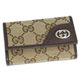 Gucci（グッチ） キーケース MEN NEW BRITT 181680 BASIC KEY-CASE 9569 ベージュ/ダークブラウン - 縮小画像1