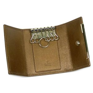 Gucci（グッチ） キーケース METAL BAR 127048 8526 ベージュ