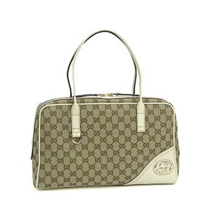 Gucci�i�O�b�`�j �{�X�g���o�b�O NEW BRITT 169971 TOP HANDLE/BOSTON/MEDIUM 9761 �x�[�W��/�z���C�g