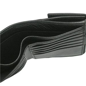 Gucci（グッチ） Wホック財布 ICON BAR 212090 WALLET FLAP FRENCH 1000 ブラック