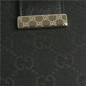 Gucci（グッチ） Wホック財布 ICON BAR 212090 WALLET FLAP FRENCH 1000 ブラック