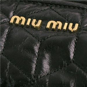 MIUMIU(ミュウミュウ) ショルダーバッグ NAPPA TRAPUNTATA RT0448 F0002 ブラック