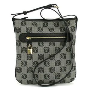 Loewe�i���G�x�j �i�i���K�P�o�b�O ANAGRAM COATED CANVA 368.80.A99 CROSS BODY �u���b�N
