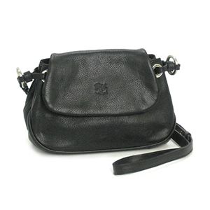 IL Bisonte�i�C���r�]���e�j �V�����_�[�o�b�O CLASSIC LEATHER A1896 153N �u���b�N