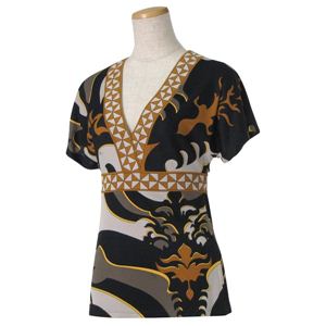 Emilio Pucci�i�G�~���I�v�b�`�j �J�b�g�\�[ 97RN05 97641 28 �u���b�N/�u���E��