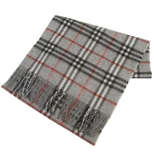 Burberry�i�o�[�o���[�j �}�t���[ 402682 CHECK SCARF 540 �O���[