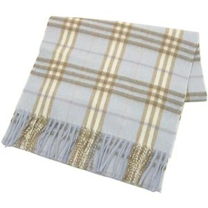 Burberry�i�o�[�o���[�j �}�t���[ 402682 CHECK SCARF 4580 ���C�g�u���[