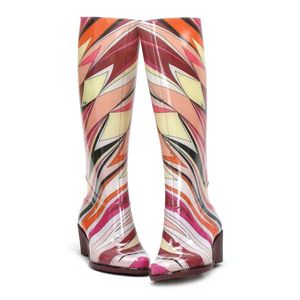 Emilio Pucci�i�G�~���I�v�b�`�j ���f�B�[�X�u�[�c 705585 3 �s���N 38�i24.0cm�j