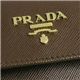 Prada（プラダ） 三つ折り財布（小銭入れ付） SAFFIANO METAL ORO 1M0170 F0054 ダークブラウン