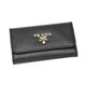 Prada（プラダ） キーケース SAFFIANO METAL ORO 1M0222 F0002 ブラック