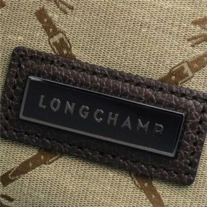 Longchamp（ロンシャン） ナナメガケバッグ LM Toile 1878 759 ベージュ/ダークブラウン