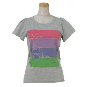 SEE BY CHLOE(シーバイクロエ) レディースTシャツ 464208 B588 グレー - 拡大画像