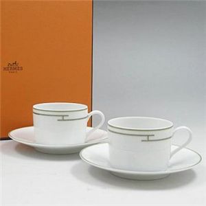 Hermes（エルメス） カップ&ソーサー リズムグリーン ティーC&Sペア 4316 - 拡大画像