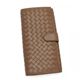 BOTTEGA VENETA(ボッテガベネタ) 長財布 P.FOGLIO INTRECCIATO 134075 6308 キャメル/ブラウン