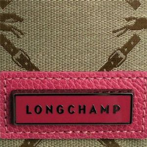 Longchamp(ロンシャン) ナナメガケバッグ LM TOILE 1878 799 ピンク H18(C)×W28×D6