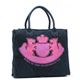 JUICY COUTURE(ジューシークチュール) トートバッグ JUICY ITEMS YHRU2118 498 ダークブルー H32×W38×D11