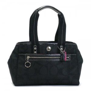 Coach Factory�i�R�[�` �t�@�N�g���[�j �g�[�g�o�b�O 14876 SV/BK H22�~W33.5�~D12 �y�A�E�g���b�g�z �摜�P