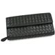 BOTTEGA VENETA(ボッテガベネタ) 長財布 P.FOGLIO INTRECCIATO 150509 1000 ブラック H10×