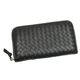 BOTTEGA VENETA(ボッテガベネタ) 長財布 P.FOGLIO INTRECCIATO 114076 1000 ブラック H10.