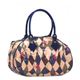 Vivienne Westwood(ヴィヴィアンウエストウッド) ハンドバッグ NEW HARLEQUIN 4606 ブルー H25×W16/35×D16