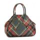 Vivienne Westwood(ヴィヴィアンウエストウッド) ハンドバッグ DERBY 2563 レッド/ブラウン H21×W13/30×D13.5