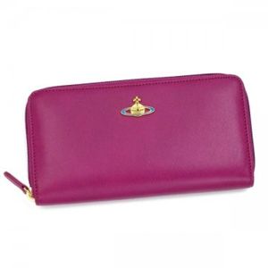 Vivienne Westwood(ヴィヴィアンウエストウッド) 長財布 NAPPA 5140V ピンク H10×W19×D2.5