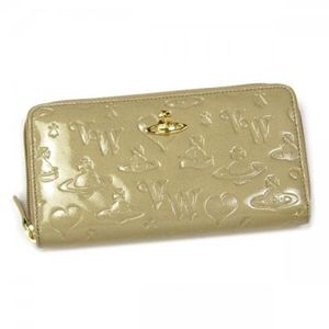Vivienne Westwood(ヴィヴィアンウエストウッド) 長財布 EBURY CROSTA 5140V PLATINUM H10×W19×D2.5