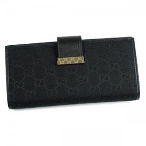 Gucci(グッチ) 長財布 ICON BAR 212089 1000 ブラック H9.5×W19×D3.5