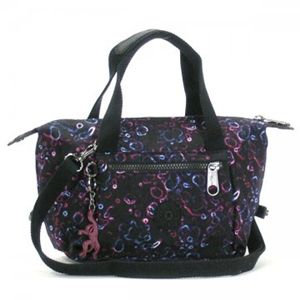 Kipling（キプリング） ハンドバッグ IF K11807 643 ブラック/ピンク H14×W21.5×12.5