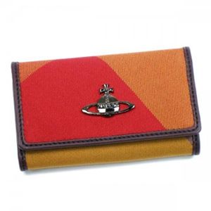 Vivienne Westwood（ヴィヴィアンウエストウッド） キーケース SUMMER TARTAN 720V レッド H6×W10×D1.5
