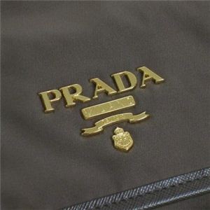 Prada（プラダ） ショルダーバッグ TES+SAFFIANO BT0692 170 グレー H23×W23×D9.5