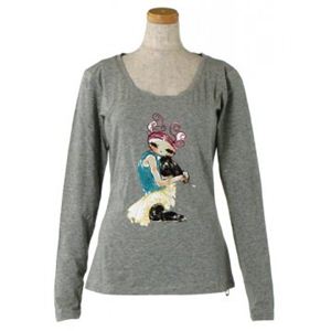 SPORTMAX CODE(スポーツマックスコード) レディースTシャツ 11 79710117000 12 グレー L59 S61 W43 SH37