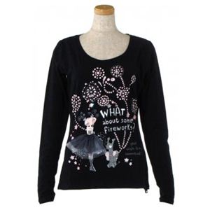 SPORTMAX CODE(スポーツマックスコード) レディースTシャツ 11 79710417000 3 ブラック L61 S62 W45.5 SH38.5