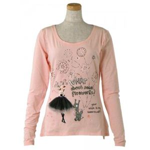 SPORTMAX CODE(スポーツマックスコード) レディースTシャツ 11 79710417000 4 ピンク L61 S62 W45.5 SH38.5