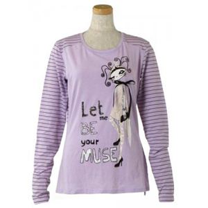 SPORTMAX CODE(スポーツマックスコード) レディースTシャツ 11 79710317000 19 ライトパープル L61 S62 W45.5 SH38.5