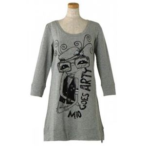 SPORTMAX CODE(スポーツマックスコード) レディースTシャツ 11 79410317000 2 グレー L74 S46.5 W44.5 SH37.5