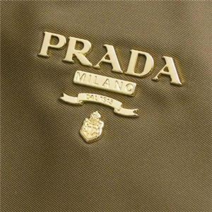 Prada（プラダ） トートバッグ TESSUTO+SAFFIANO BR4001 キャメル （H28×W44/34×D13）