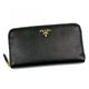 Prada（プラダ） 長財布 SAFFIANO MULTICOLOR 1M0506 F0632 ブラック/ピンク （H10.5×W19×D2