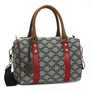 CELINE(セリーヌ) ボストンバッグ LOGO HIGHLIGHT 16753 27ED レッド (H20×W30×D16)
