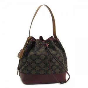 CELINE(セリーヌ) ショルダーバッグ LOGO 16813 28BD ワイン (H24×W24×D16)