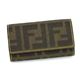 Fendi（フェンディ） キーケース ZUCCA PU LOGO 8AP079 F0GKM イエロー （H6.5×W10.5×D1.5）