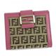 Fendi（フェンディ） Wホック財布 8M0188 F0HT0 ピンク （H9.5×W11×D2.5）