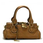 Chloe（クロエ） ハンドバッグ PADDINGTON 7ESA02 151 ライトブラウン （H19×W37×D20）