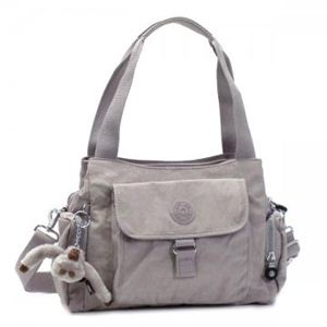 Kipling(キプリング) ハンドバッグ BASIC K13164 871 ライトグレー (H23×W30×D7)