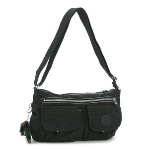 Kipling(キプリング) ショルダーバッグ BASIC K13180 818 ブラック/グレー (H20×W37×D7)