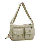 Kipling（キプリング） ショルダーバッグ BASIC K13180 871 ライトグレー （H20×W37×D7）