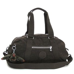 Kipling（キプリング） ショルダーバッグ BASIC K13354 740 ダークブラウン/ブラック （H18（C）×W43×D16）